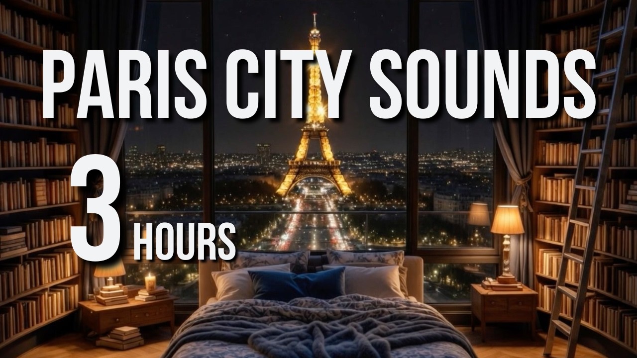 Paris Night Walk | Champs-&Eacute;lys&eacute;es City Ambience | 3 Hours