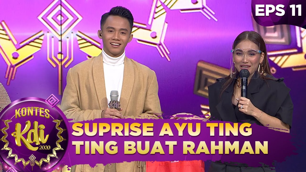 SURPRISE! Ayu Ting Ting Kasih Sepatu Mahal Untuk Rahman - KONTES KDI 2020