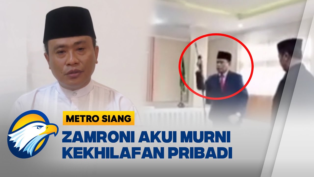 Kepala Kantor Wilayah Kementerian Agama NTB Meminta Maaf Usai  Melempar Tiang Mic - [Metro Siang]