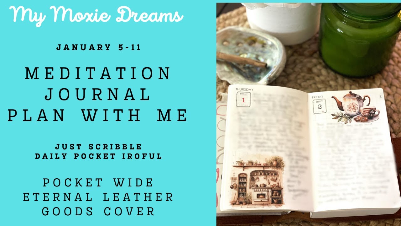 Meditation Journal Week 2 | Plan With Me | Just Scribble Daily Pocket | Pocket Planner #dailyplanner