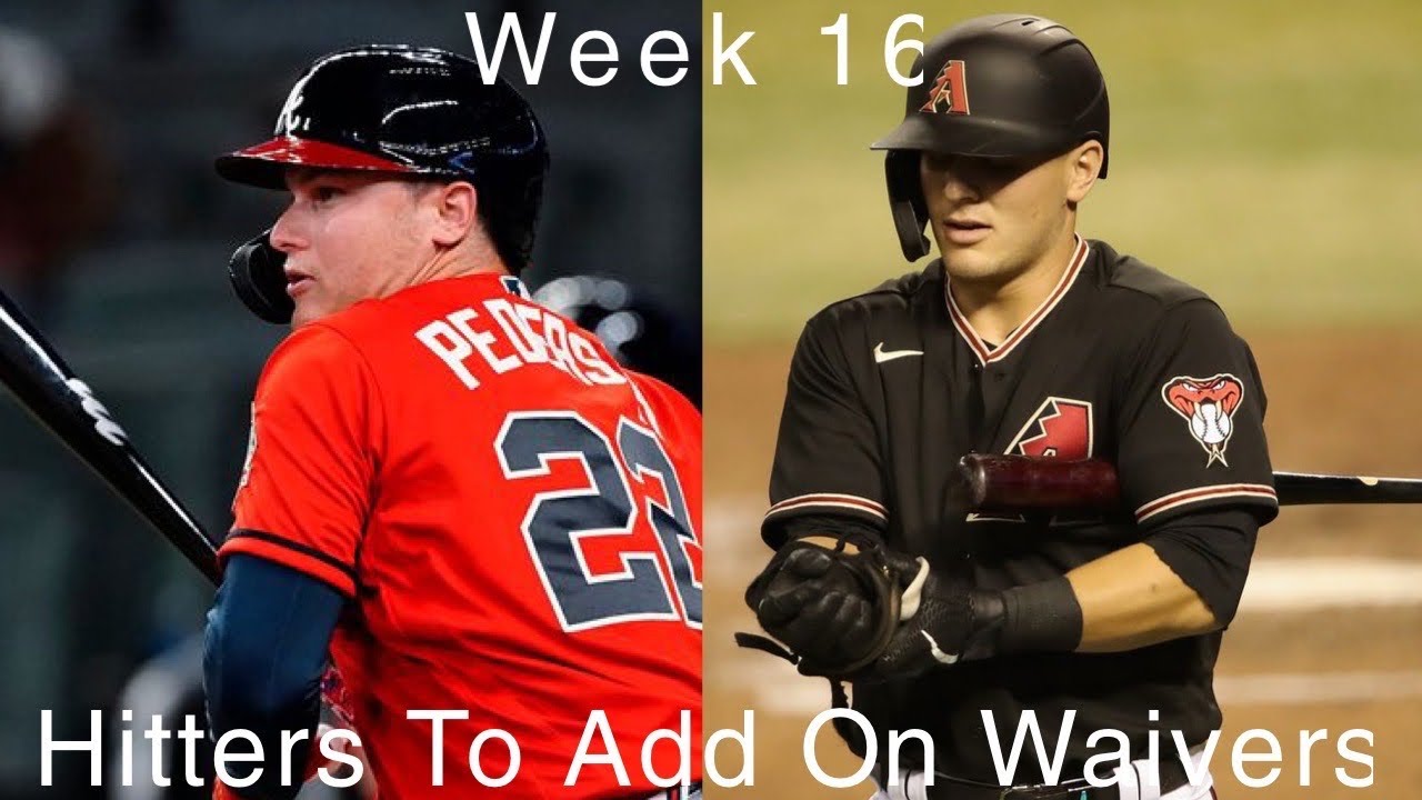 Hitters To Add Waiver Wire Week 16 Fantasy Baseball