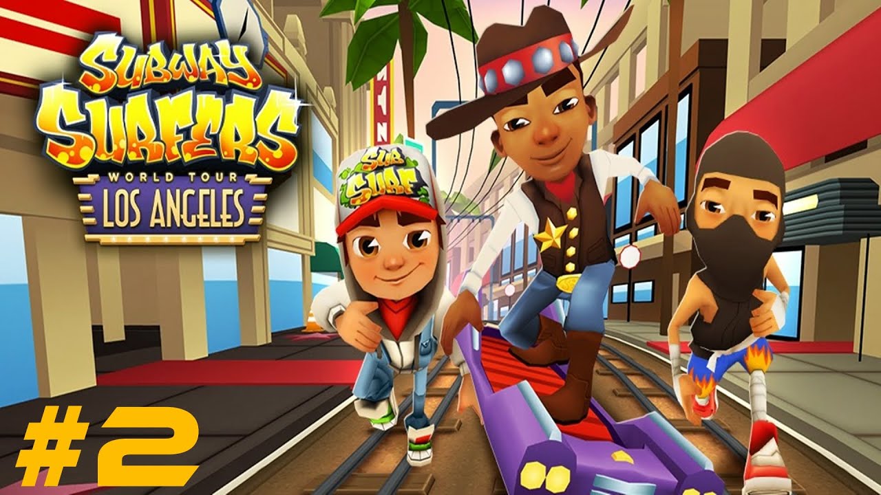 Subway Surfers: Los Angeles - Sony Xperia Z2 Gameplay #2