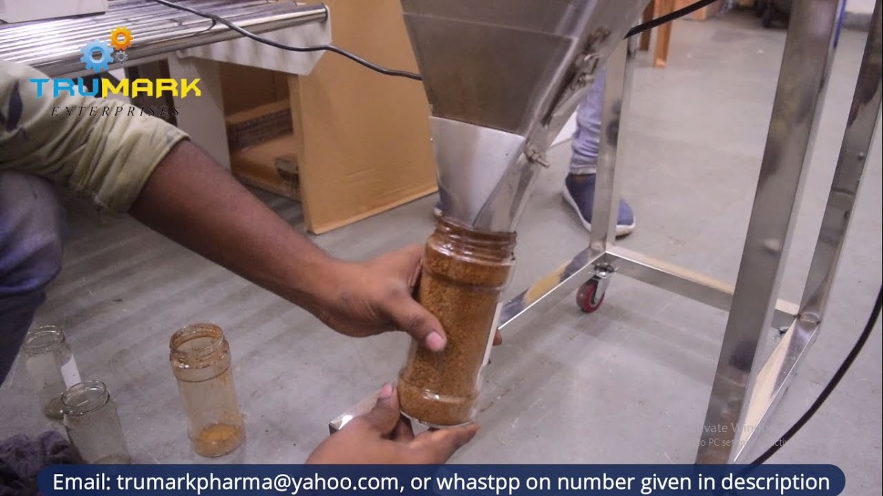 low cost weighing & filling machine - for coffee granule | powder | camphor | grains | spices