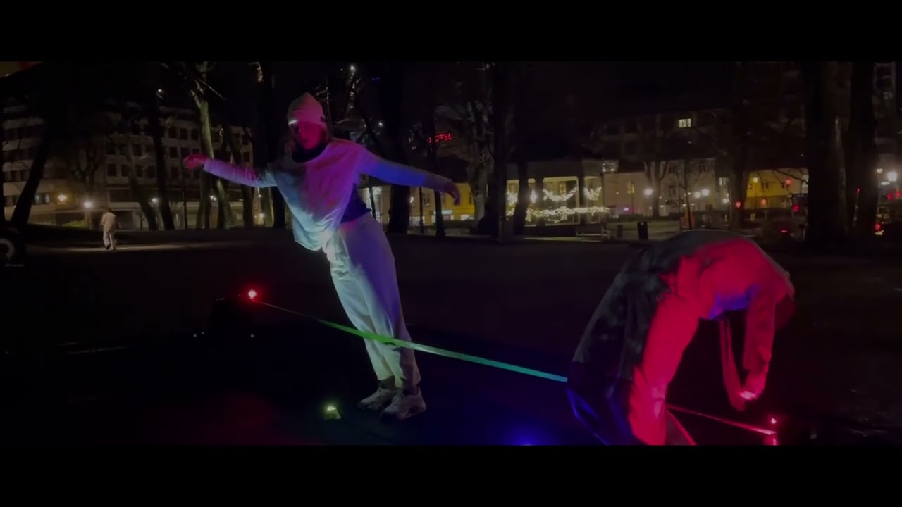 Byparken illuminated (Stavanger 2020)