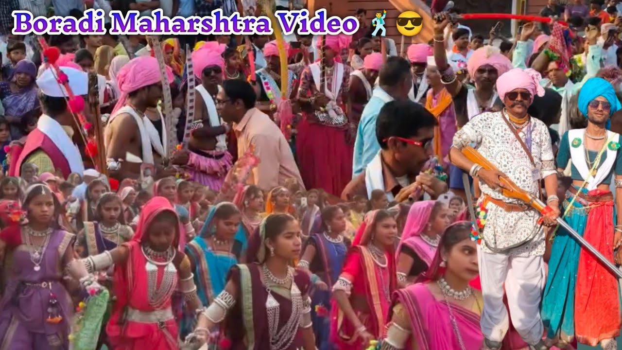 आदिवासी गैर नृत्य बोराडी महाराष्ट्र 👻😎!! होली आदिवासी  !! Boradi Video Holi Nurtya !! Aadiwasi video