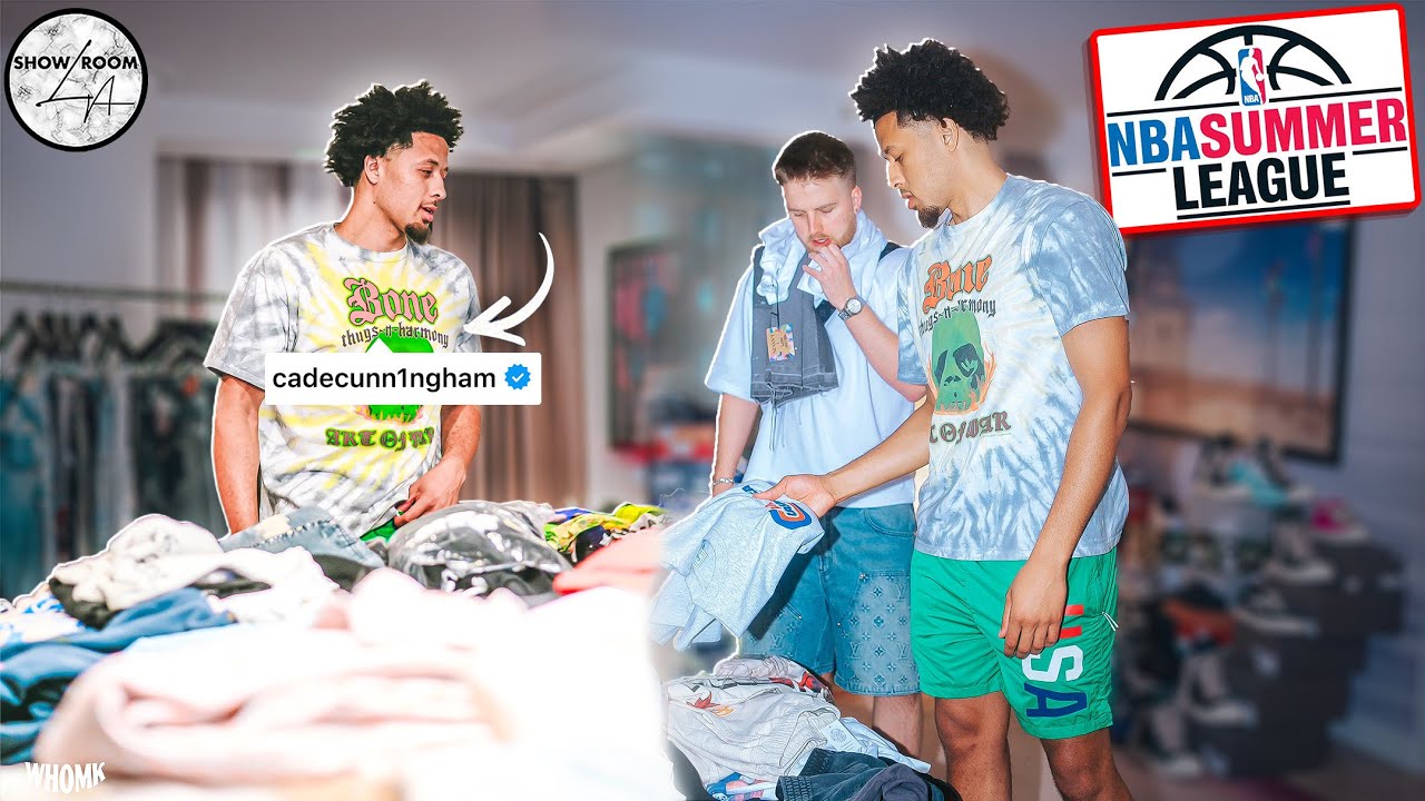 Cade Cunningham Shops Exclusive Designer Sneakers & Clothing W/Showroom LA