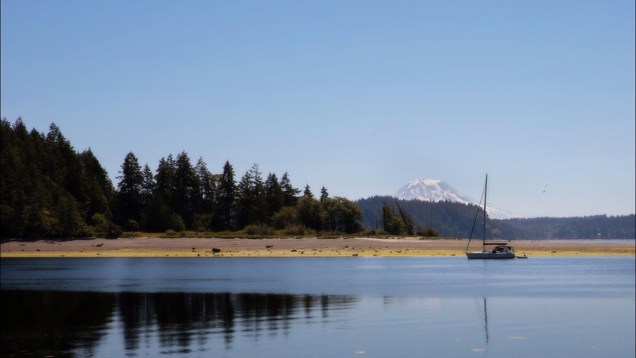 Hiking Across Puget Sound at Low Tide to McMicken Island Marine State Park | Washington State