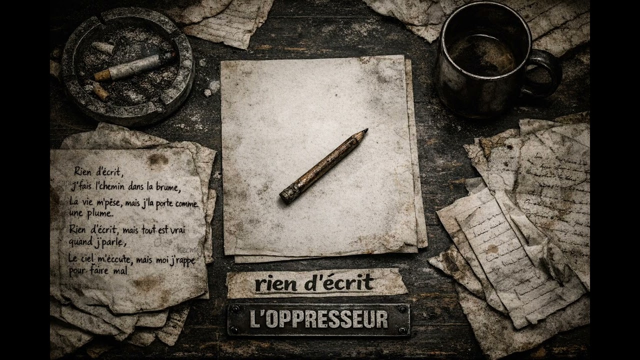 Rien d&rsquo;&eacute;crit &mdash; Rien n&rsquo;est trac&eacute;, tout se construit | Rap conscient