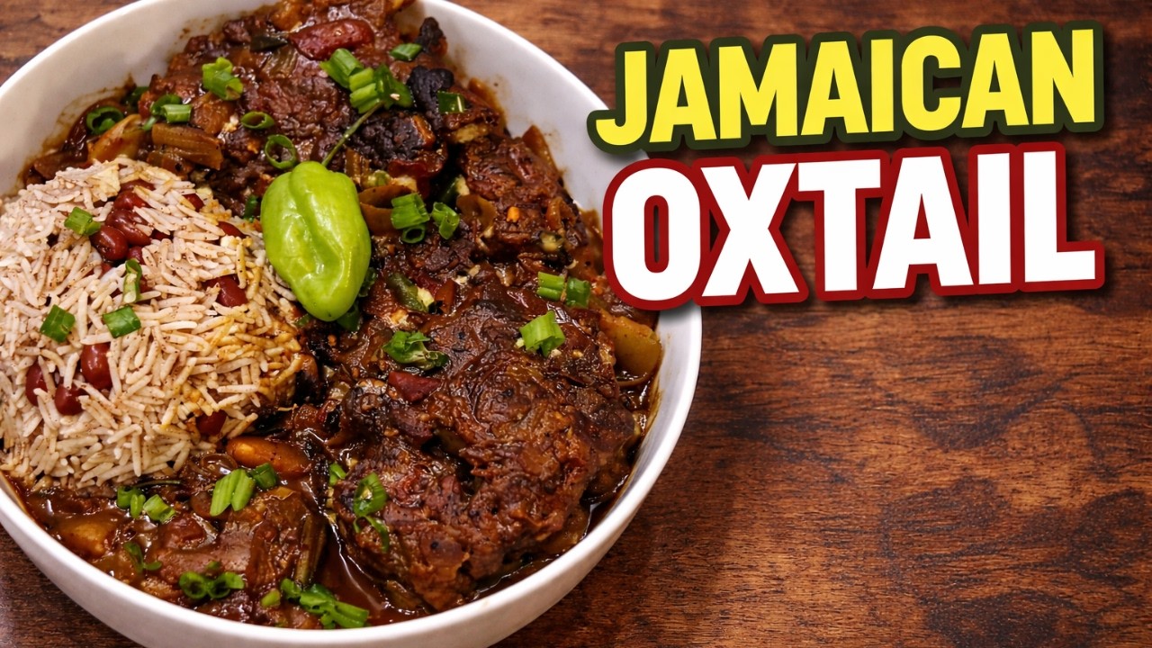 Jamaican Oxtail Stew Recipe | Fall-Off-The-Bone Oxtail with Rich Gravy (Easy Caribbean Comfort Food)