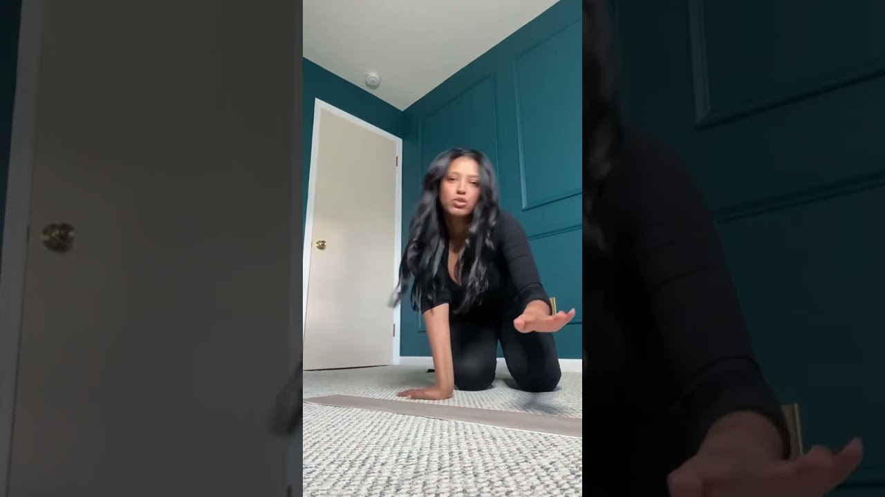 This is what peel & stick tiles over carpet look like