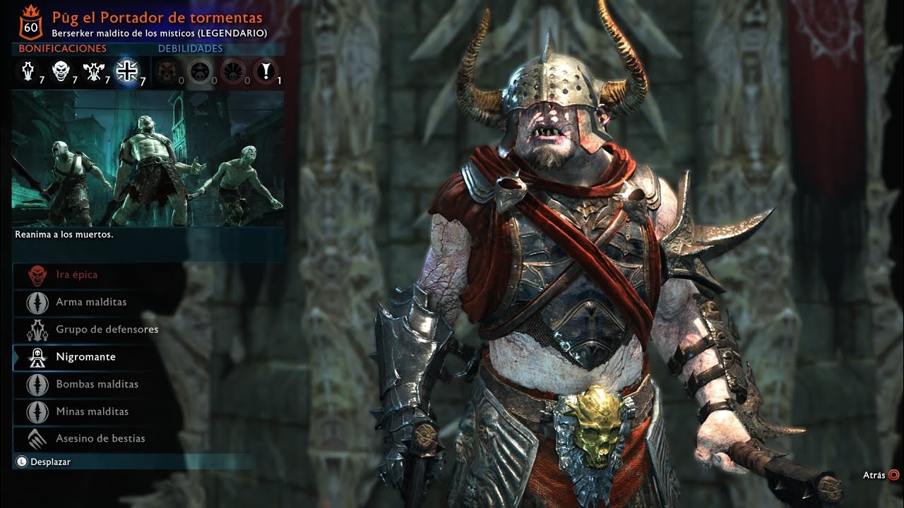 Creando a pûg el Portador de tormentas - nigromante falso 8 inmunidades doble hacha