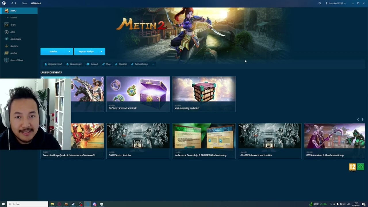 Metin2: Wie man auf dem TR-Server spielt