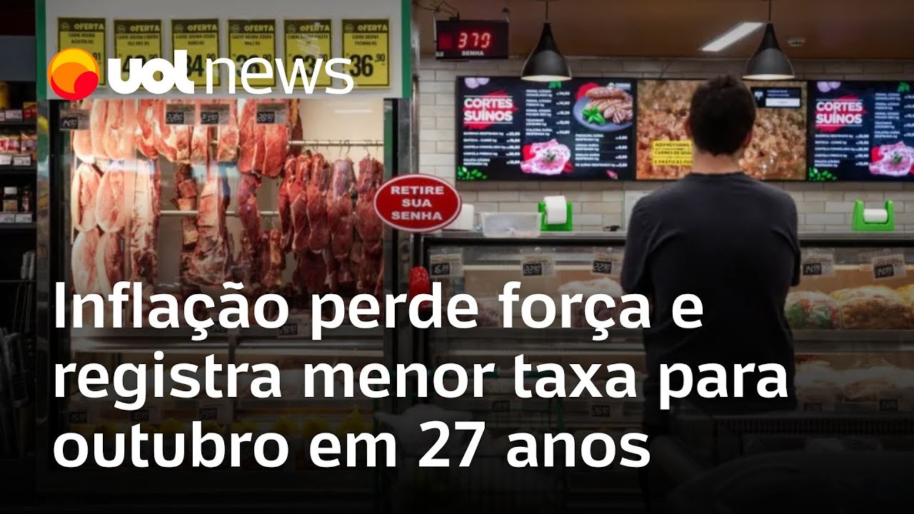 Inflação do Brasil perde força e registra menor taxa para outubro nos últimos 27 anos