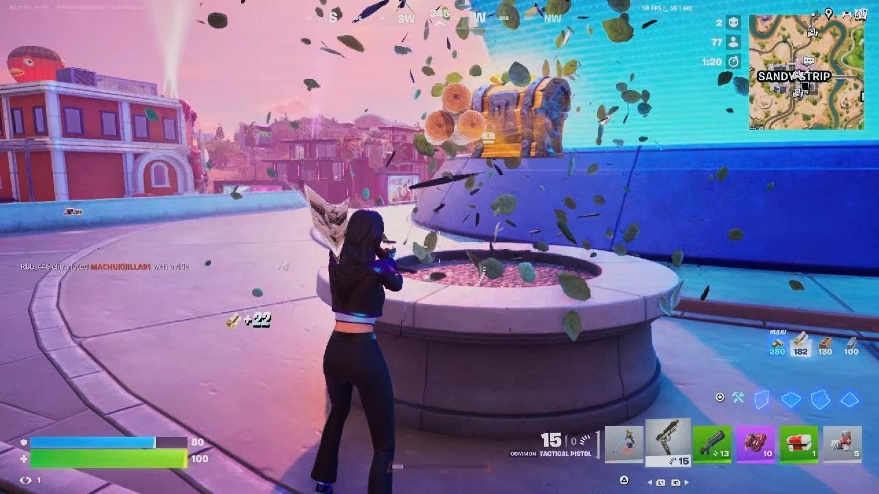 Fortnite Battle  royal i got sprayed