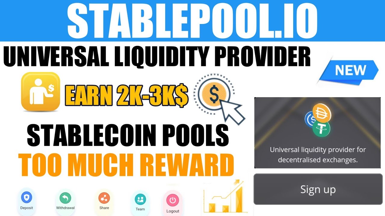 new token site 2021|| stablepool.io|| 100% profitable