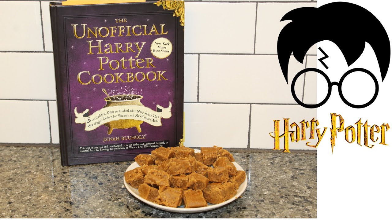 Making Treacle Fudge from The Unofficial Harry Potter Cookbook