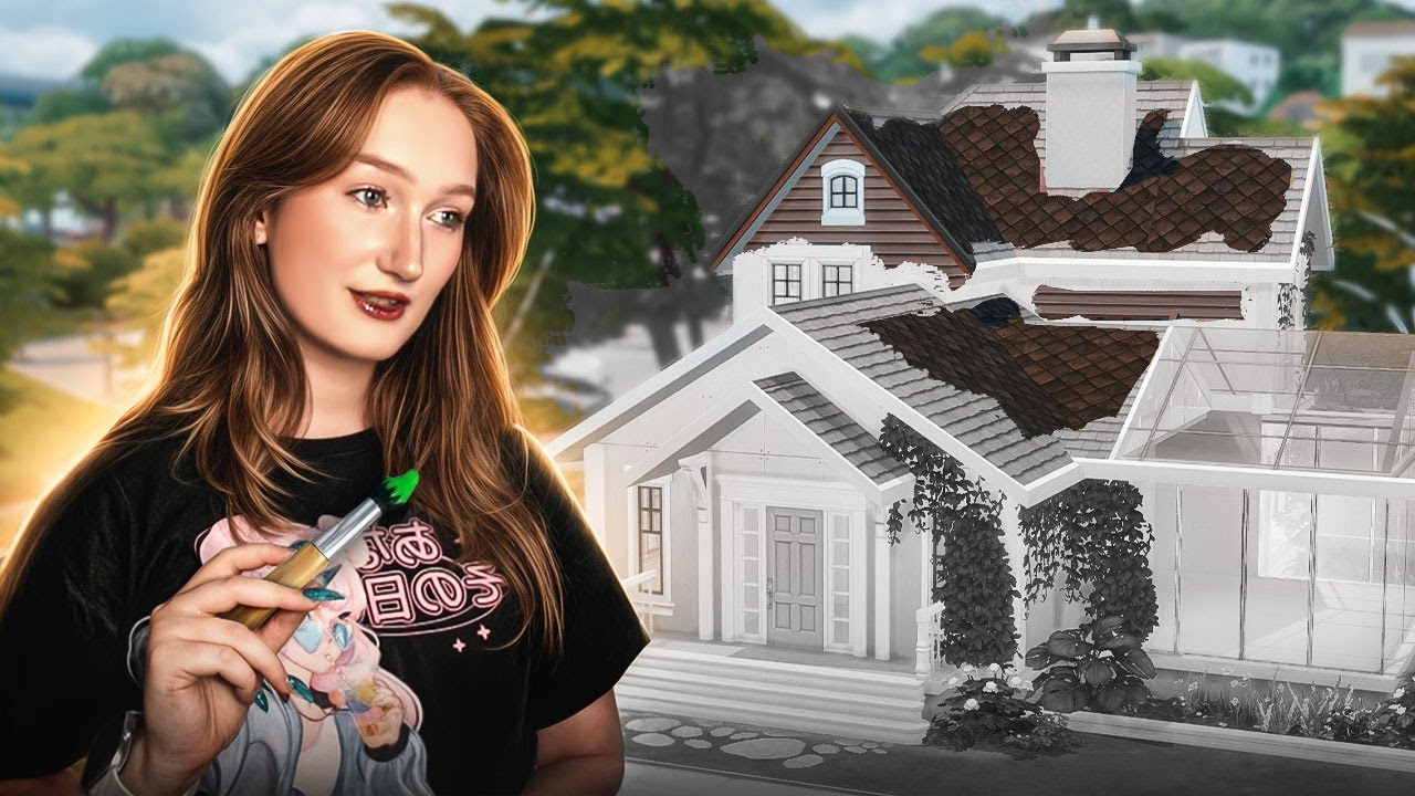 Я попробовала челлендж с раскраской в The Sims 4