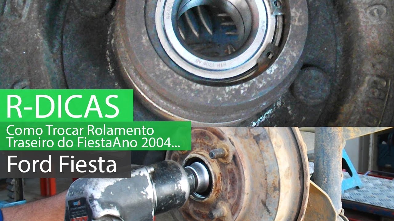 Troquei o Rolamento traseiro do Ford Fiesta, veja como foi!!