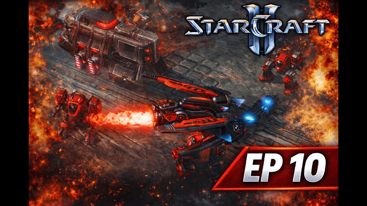 StarCraft 2 Terran campaign Hard mode ep 10 II Destroy the train