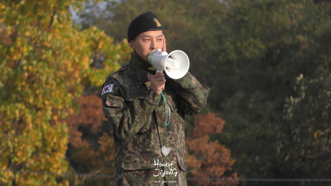 191026 지디 전역 인사