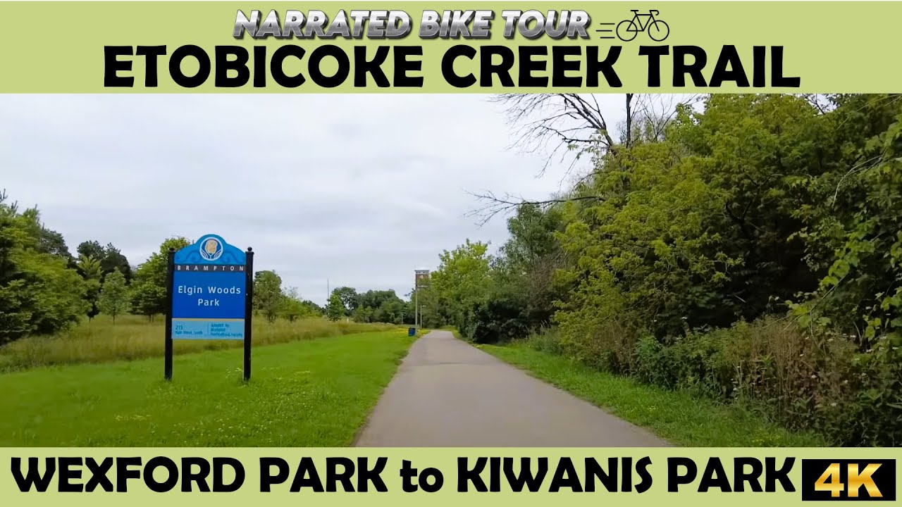 🚴&zwj;♂️ Etobicoke Creek Trail, Ontario 🌿4K Bike Ride