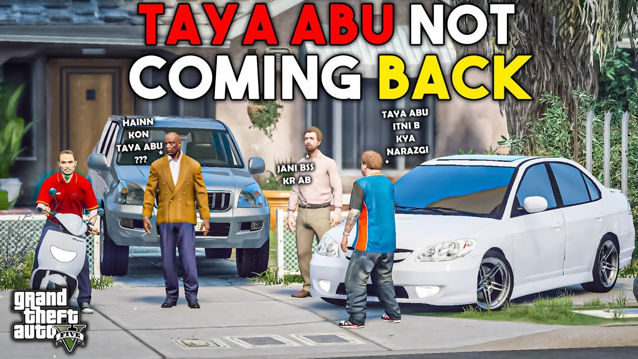 TAYA ABU NOT COMING BACK WITH BOIZ | CIVIC EAGLE EYE | GTA 5 | Real Life Mods #382 | URDU |