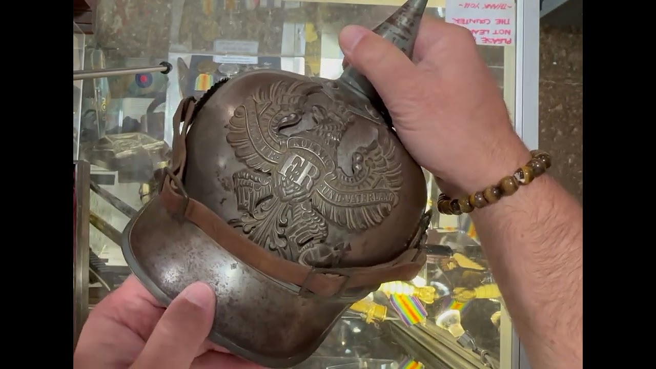 M1915 Cuirassier Lobster Tale Helmet  - A real one!