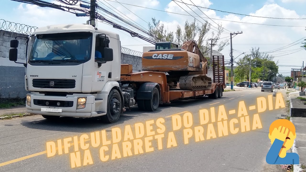 Dia a dia com a carreta prancha 😱