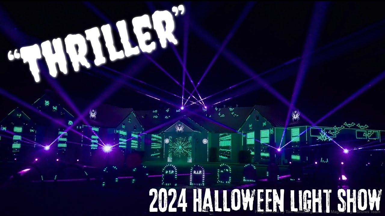 2024 Halloween Light Show Part 5 - Michael Jackson 
