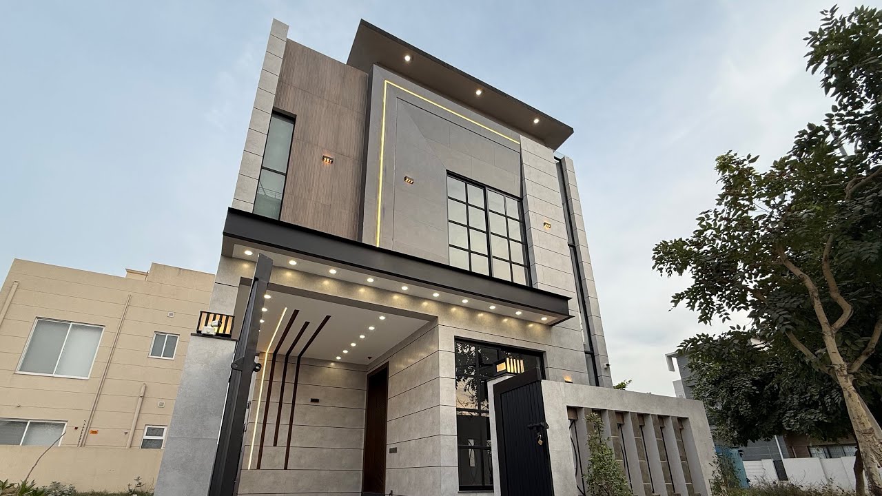 Ultra Modern 5 Marla Designer House For Sale in Dha Phase-7 Lahore Near Defence Raya