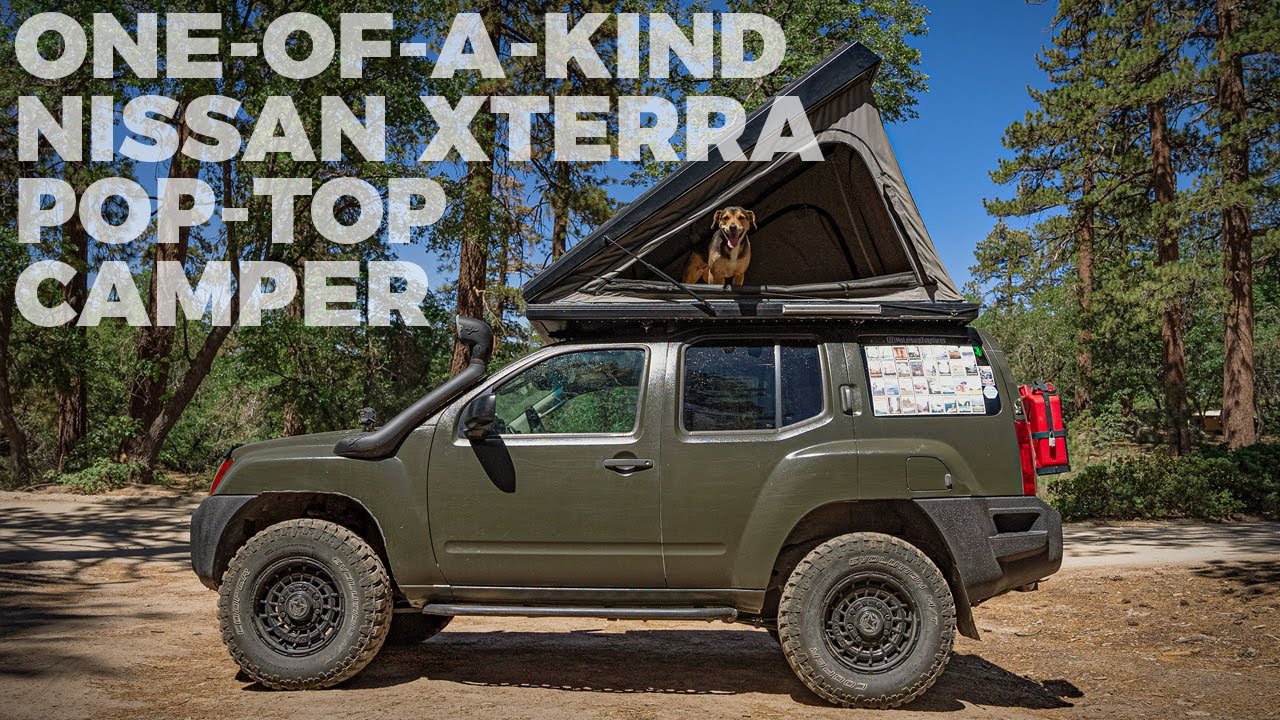 He cut his roof off to make the world’s only Xterra Pop-Top!
