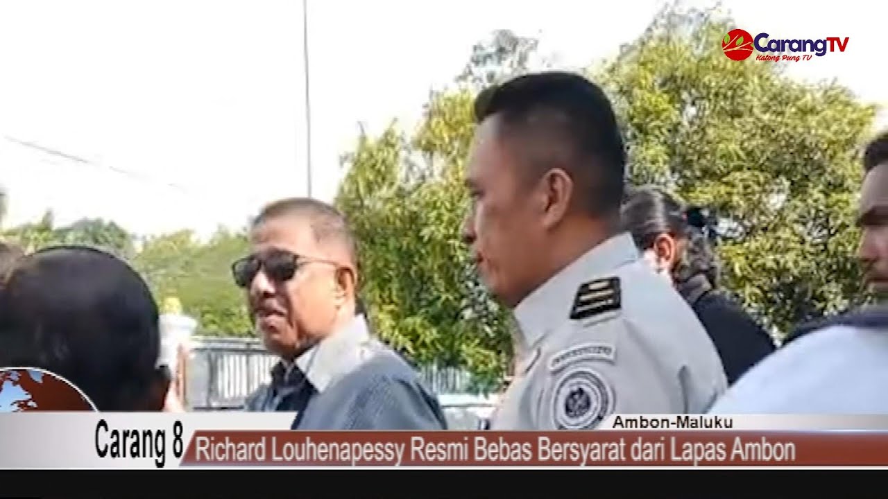 Richard Louhenapessy Resmi Bebas Bersyarat dari Lapas Ambon