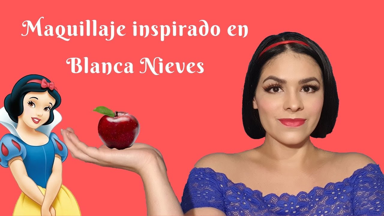 Maquillaje inspirado en blanca nieves