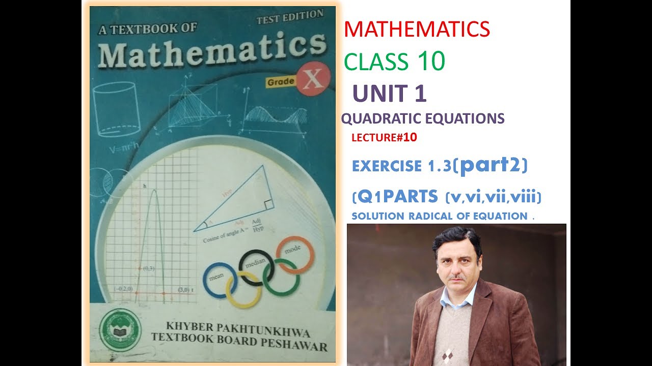 LECTURE#10 EXERCISE 1.3 PART 2{QI (v,vi,vii,viii)