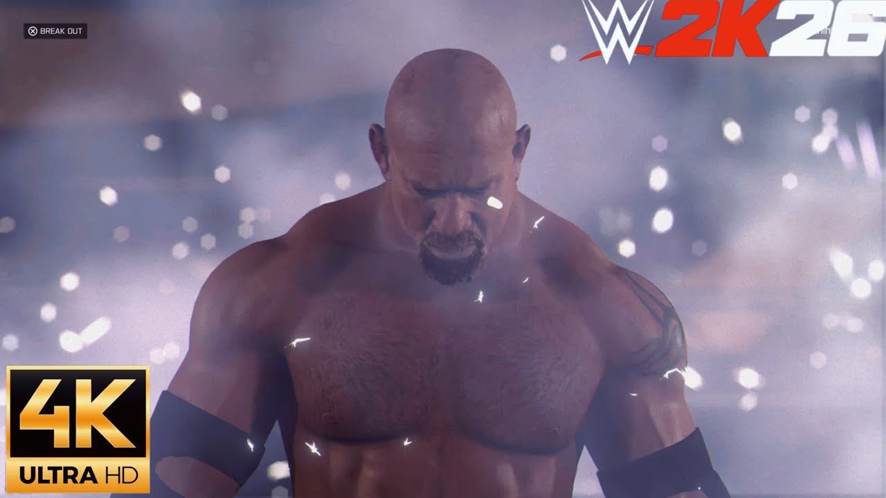 WWE 2K26 - Goldberg vs Batista | Extreme Rules Match | PS5 Gameplay