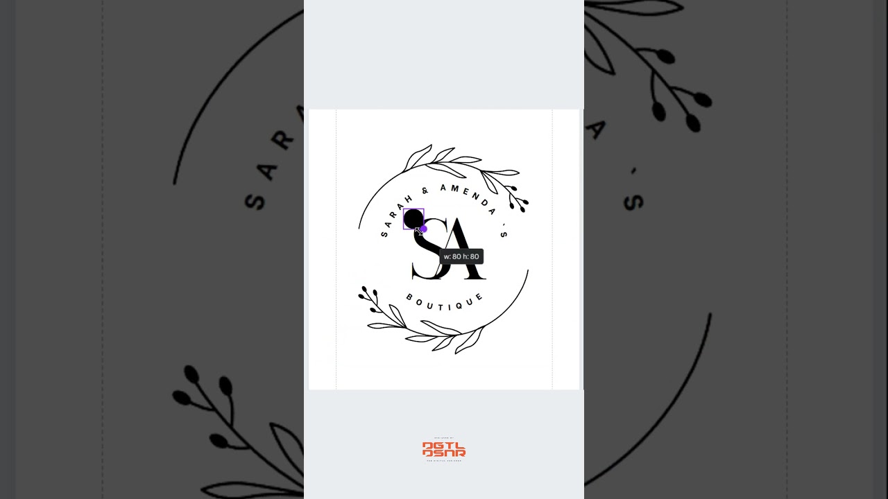 Boutique Logo Design tutorial on @canva