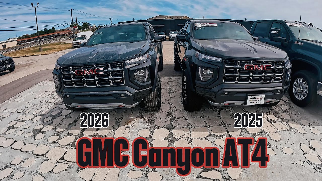 2025 vs 2026 GMC Canyon AT4 | What’s Changed?