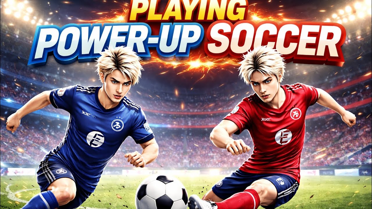 Trying out Power-up soccer 