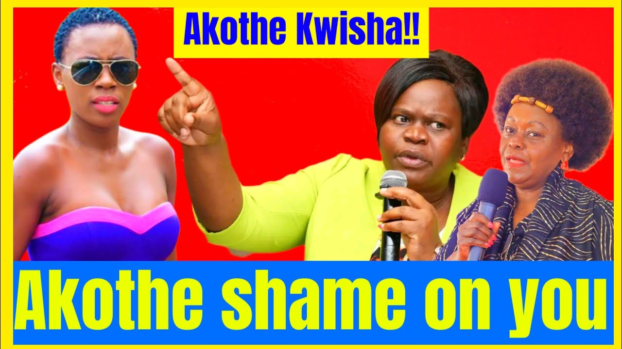 Akothe Shame On You!!Governor Gladys Wanga  Diehard On Akothe's Tranding Video 