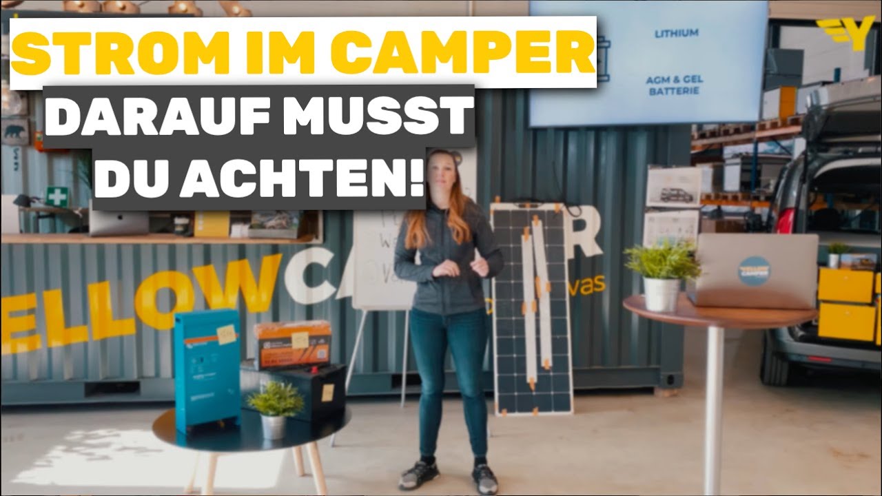Strom im Camper | Darauf musst du achten!