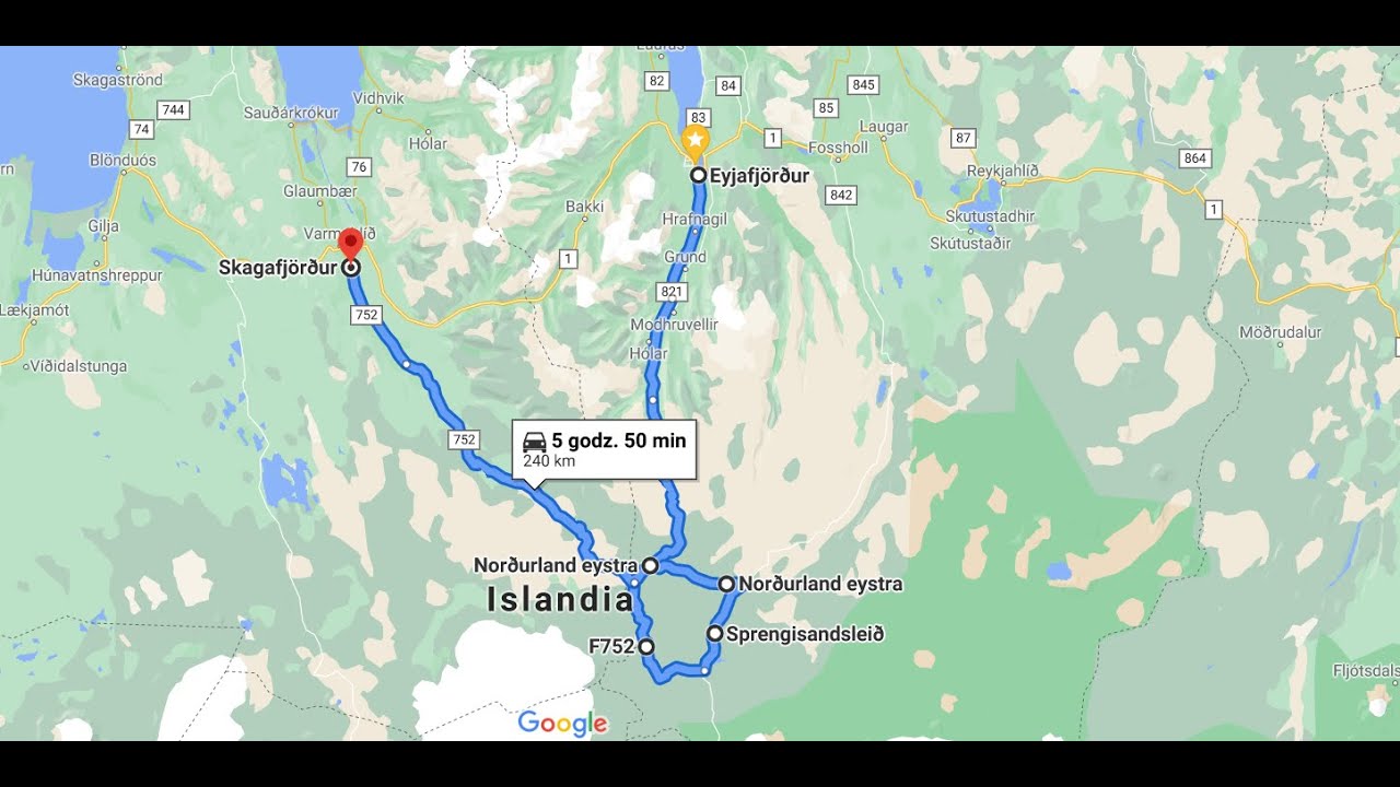 Road F821 F881 F752 Iceland