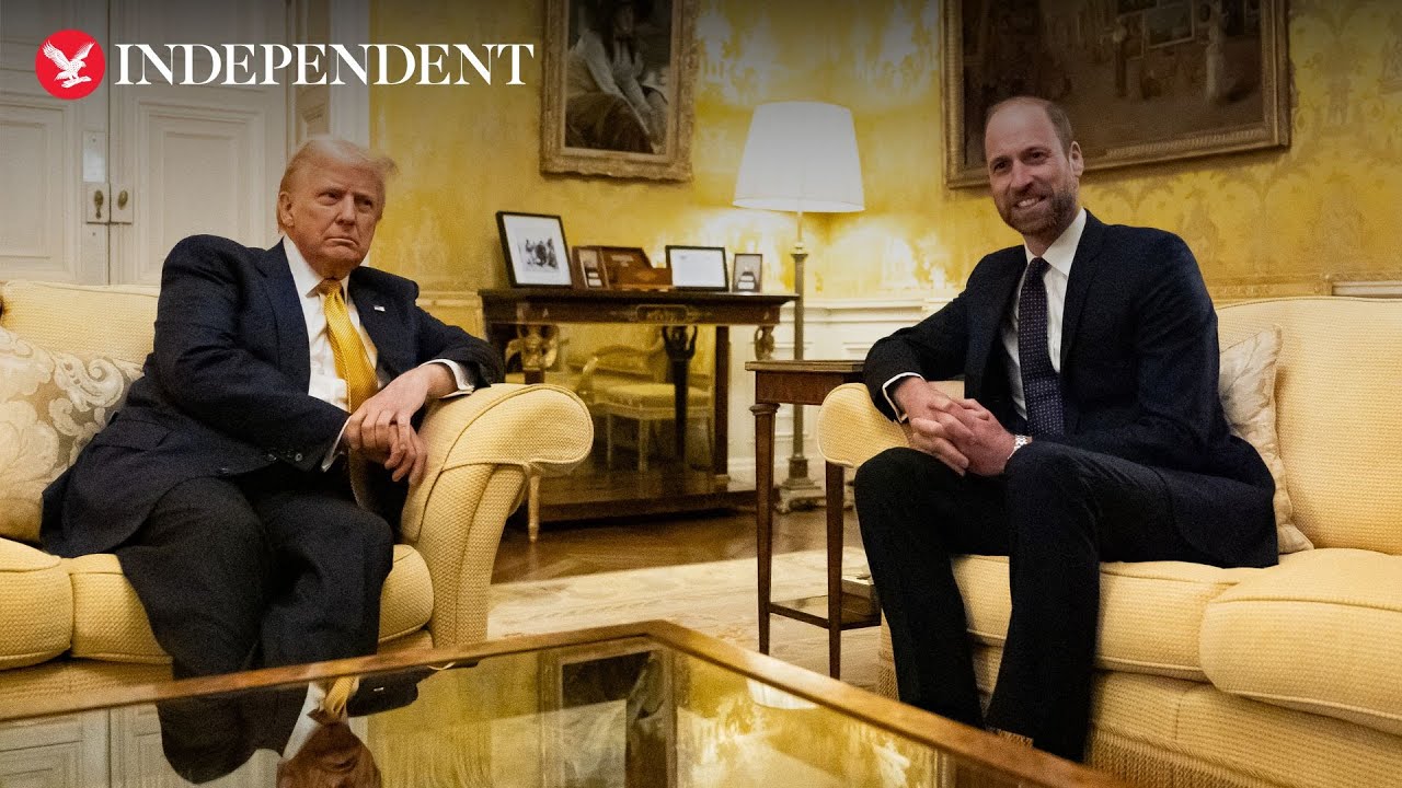 Donald Trump’s four-word remark to Prince William during historic Notre Dame meeting