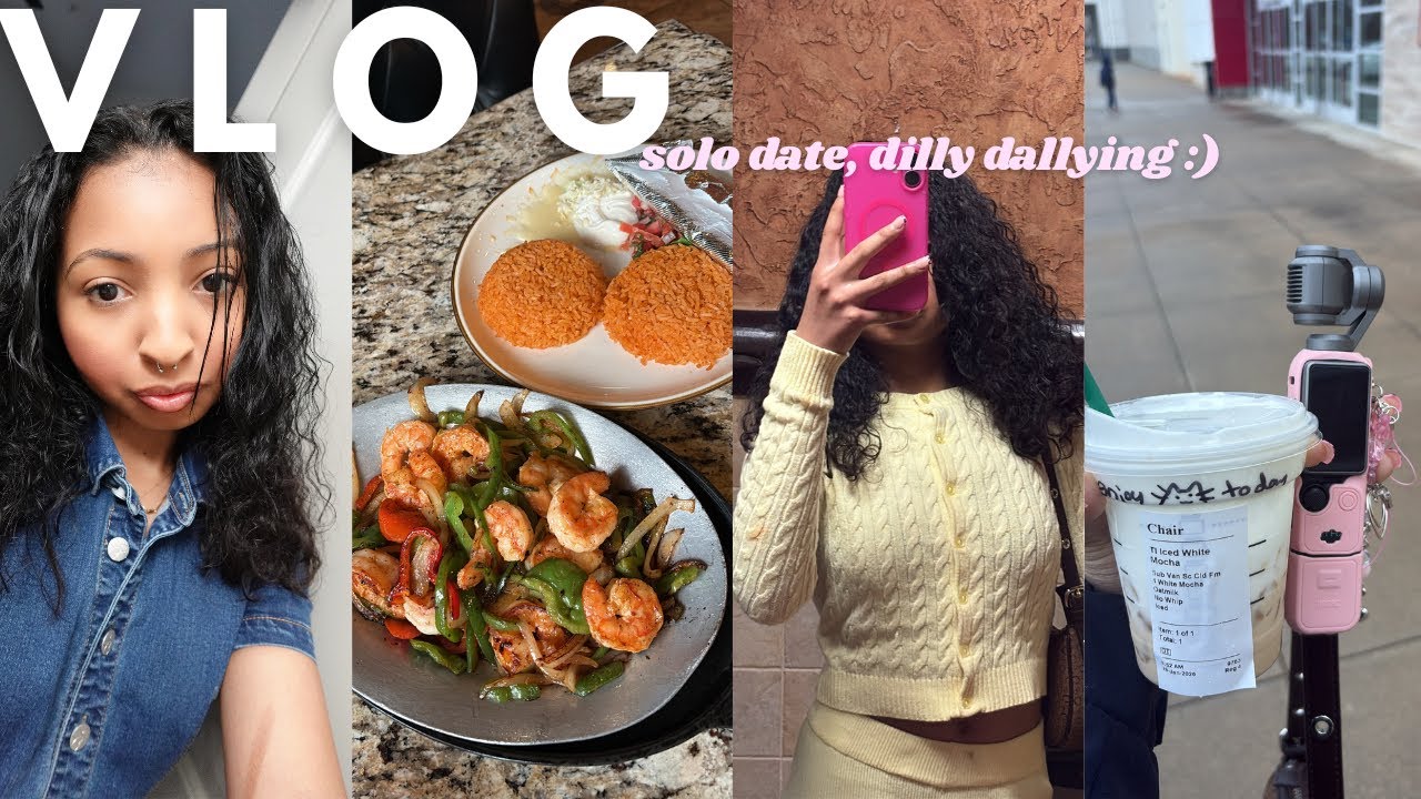 VLOG: solo date, romanticizing life, church, etc