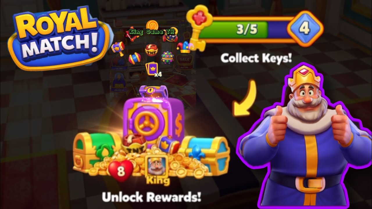 Royal Match gameplay level 21-40 Collect Mailbox 📫 Unlock Reward Dining Room