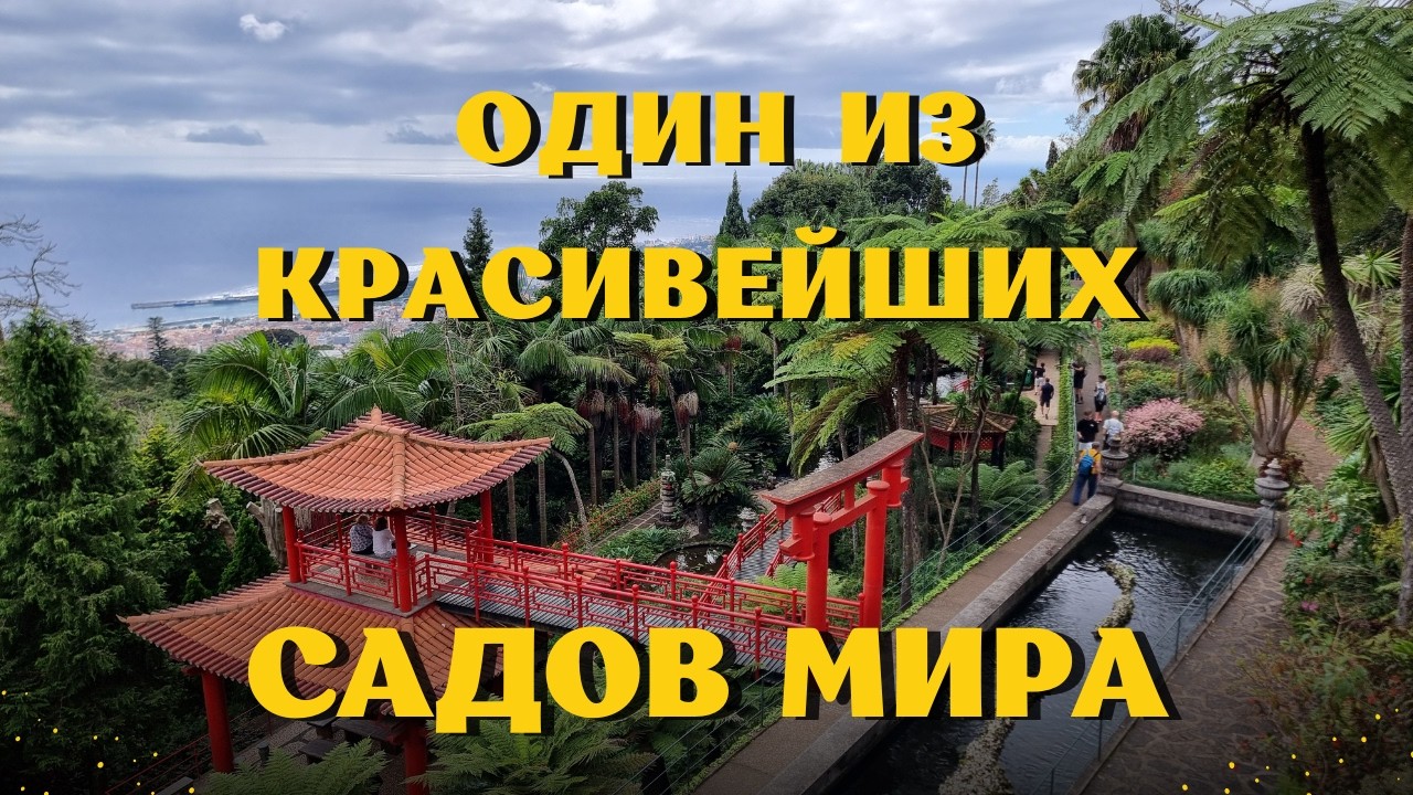 Мадейра. Эклектический сад Монте. Monte Palace Tropical Garden. Ноябрь 2025.