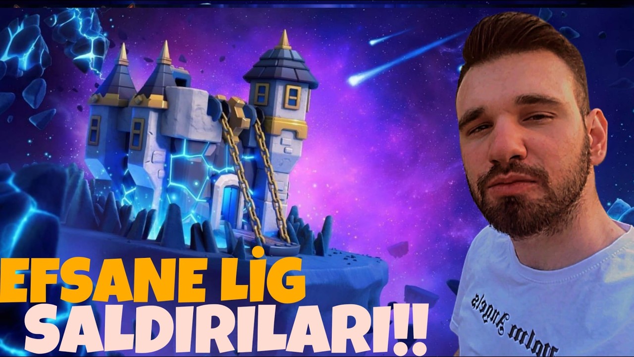 🔴CLASH OF CLANS EFSANE LİG SALDIRILARI!! Clash of Clans