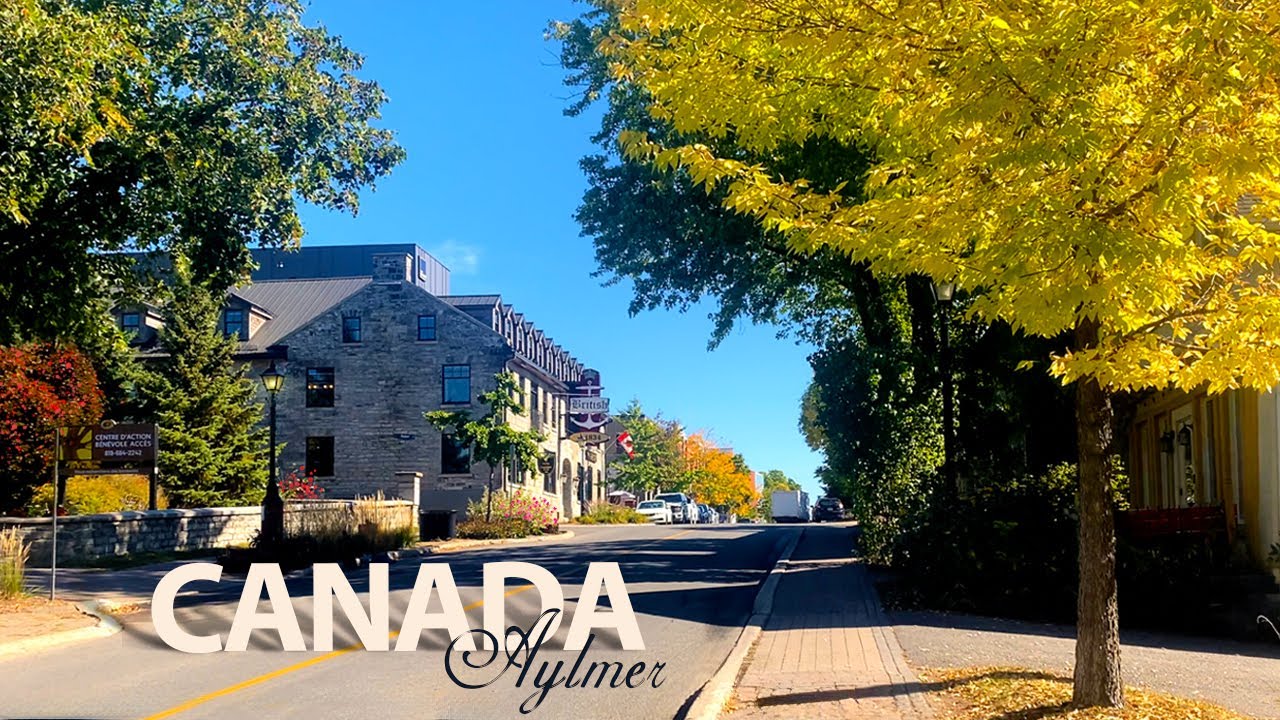 Morning Walk in Beautiful Aylmer | Oct. 2025, Canada | 4K