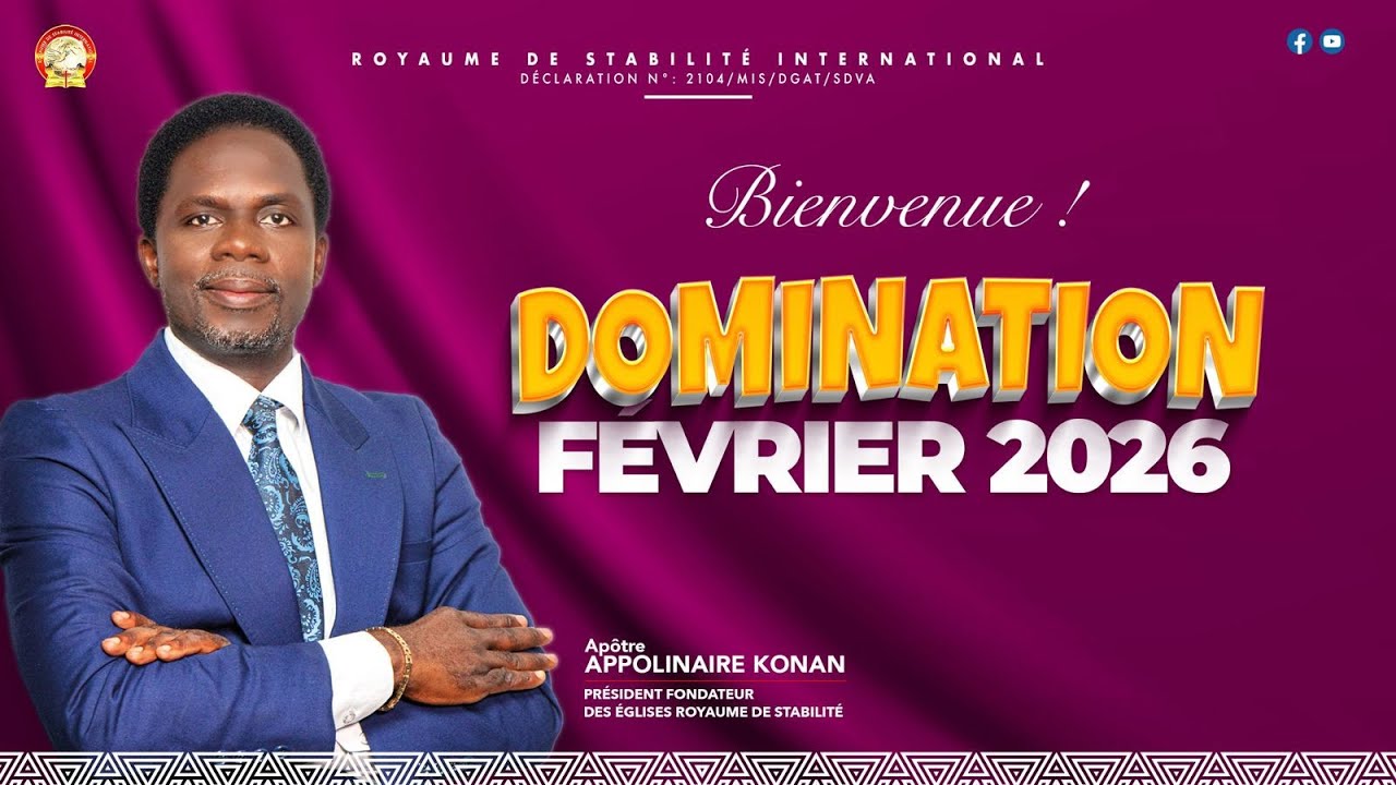 DOMINATION DU MOIS DE FÉVRIER | Apôtre Appolinaire Konan