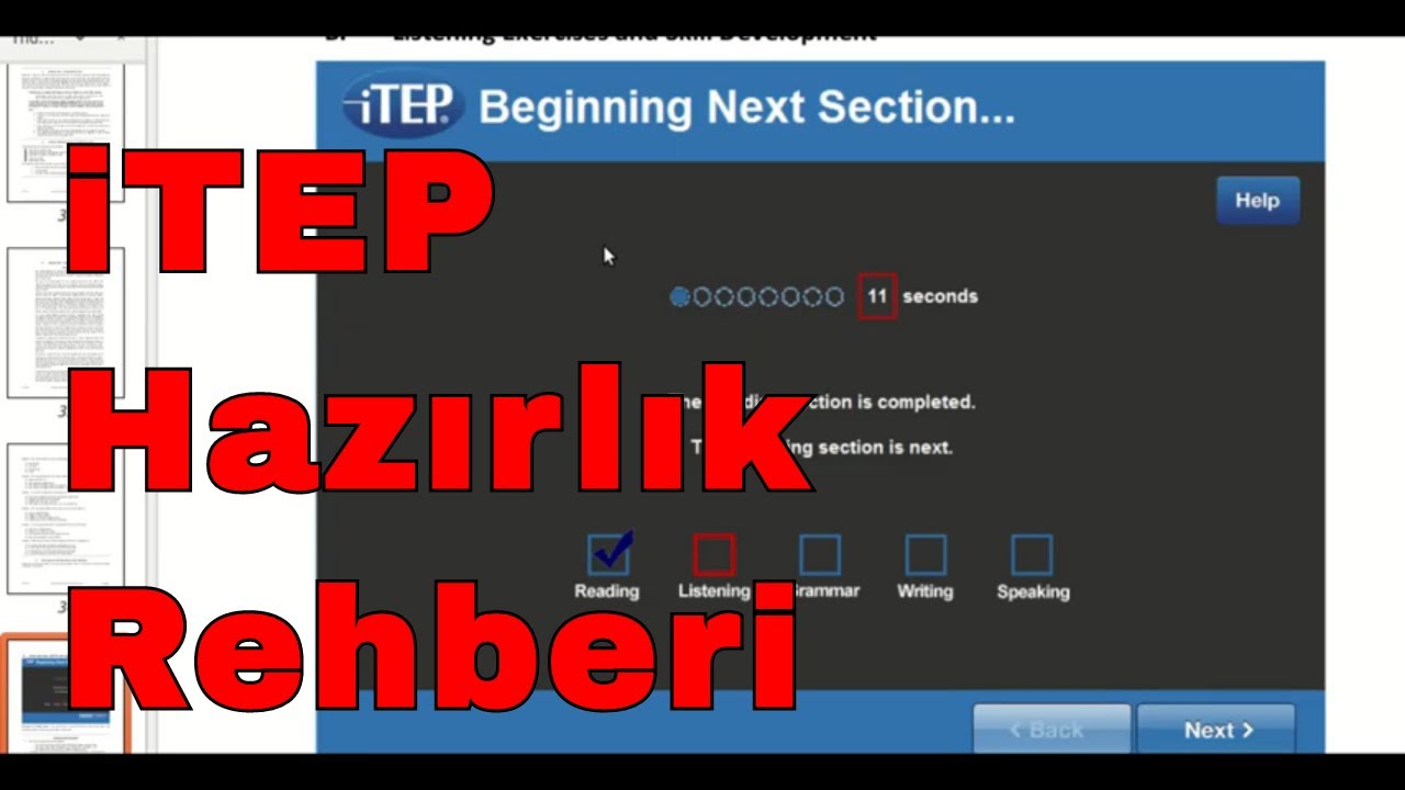 iTEP Academic Hazırlanma
