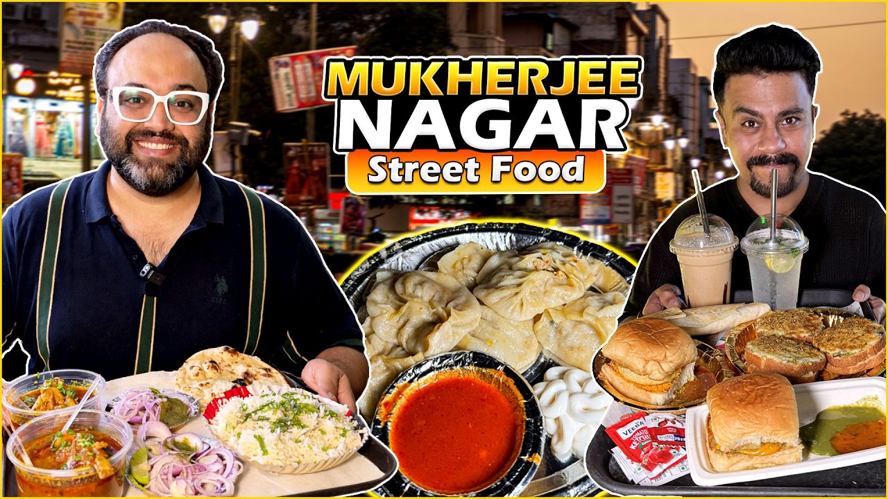Mohalla Aapka MUKHERJEE NAGAR | Chucha Burger, Chicken Curry Rice, Grilled Vada Pao, Fruit Cream